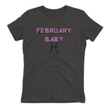 Women's t-shirt February Pisces