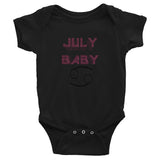 Infant Onesie July Cancer