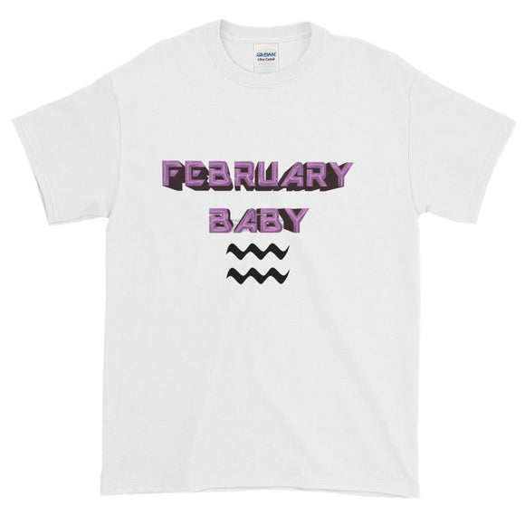 Short-Sleeve T-Shirt February Aquarius