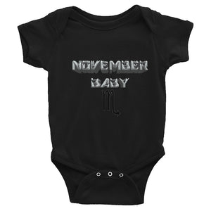 Infant Onesie November Scorpio