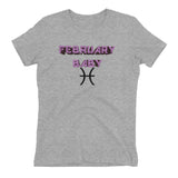 Women's t-shirt February Pisces