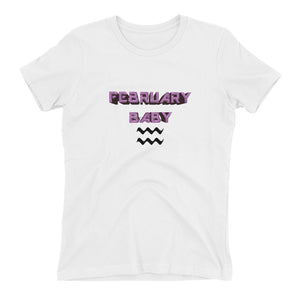 Women's t-shirt February Aquarius