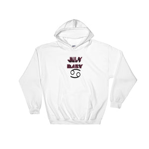 Hooded Sweatshirt July Cancer