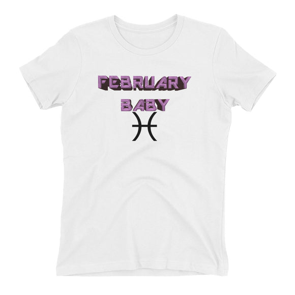 Women's t-shirt February Pisces