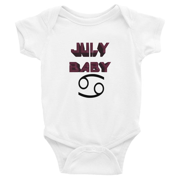 Infant Onesie July Cancer