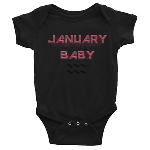 Infant Onesie January Aquarius