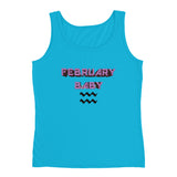 Ladies' Tank February Aquarius