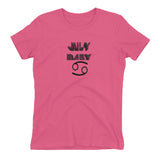 Women's t-shirt July Cancer