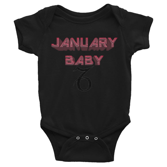 Infant Onesie January Capricorn