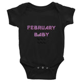 Infant Onesie February Aquarius