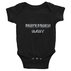 Infant Onesie November Sagittarius