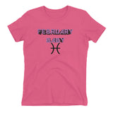 Women's t-shirt February Pisces