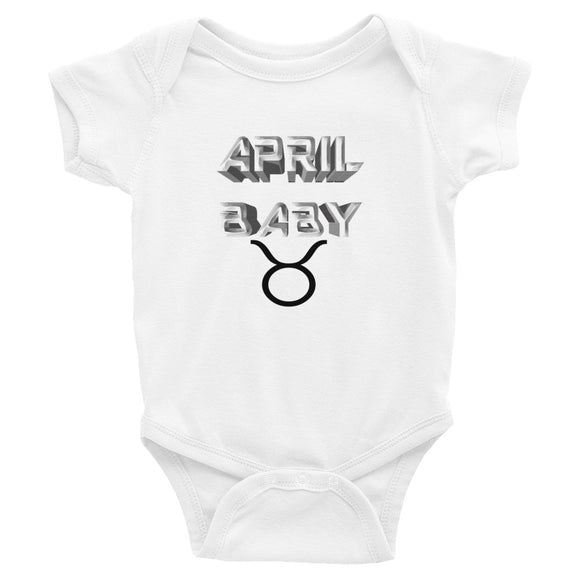 Infant Onesie April Taurus