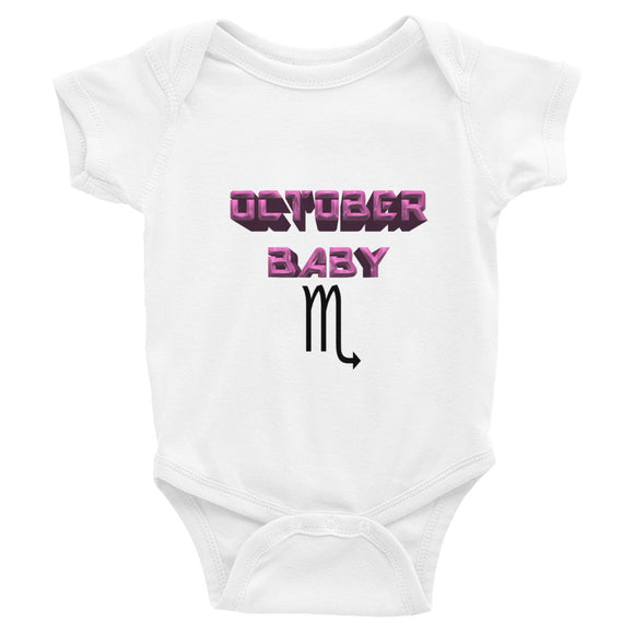 Infant Onesie October Scorpio