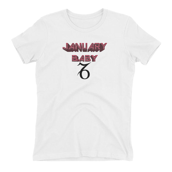 Women's t-shirt January Capricorn