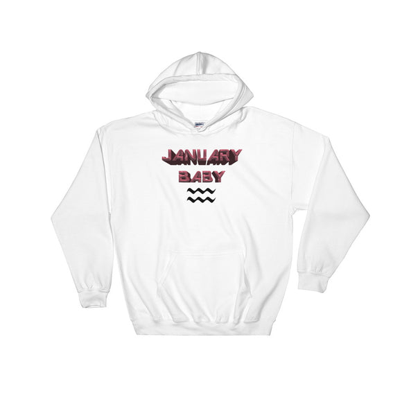 Hooded Sweatshirt January Aquarius